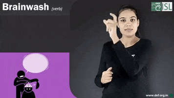 Sign Language Brainwash GIF by ISL Connect