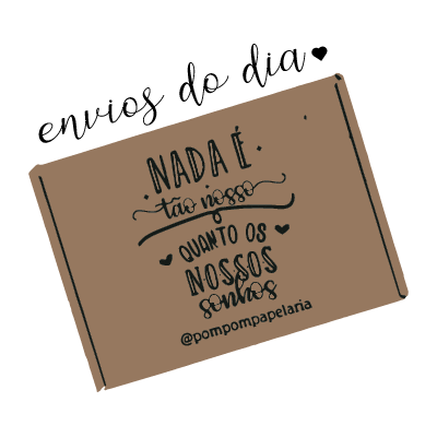 Pompom Papelaria Sticker