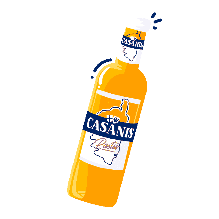 Alcool Bouteille Sticker by Elise Maret