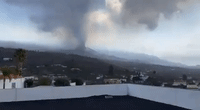 Tall Plume Rises From La Palma Volcano as Ash Closes Airport