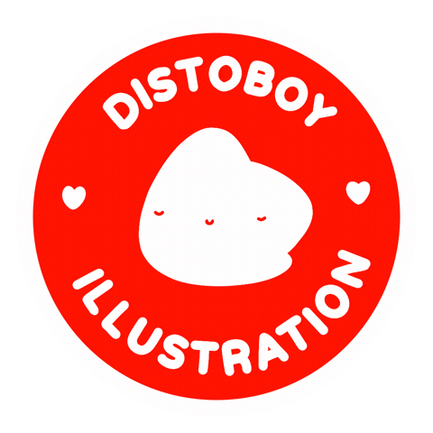 Logo Illustration Sticker