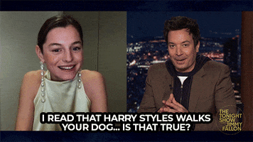 Harry Styles Dog GIF by The Tonight Show Starring Jimmy Fallon