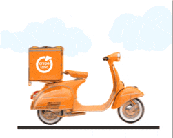 Delivery Motorcycle GIF by Crepaland