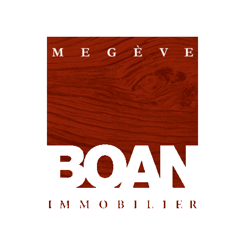 BOAN Immobilier Megève Sticker