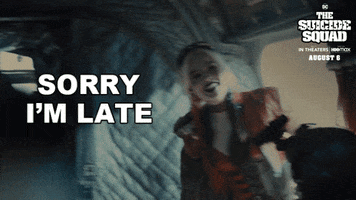 Im Late Harley Quinn GIF by The Suicide Squad
