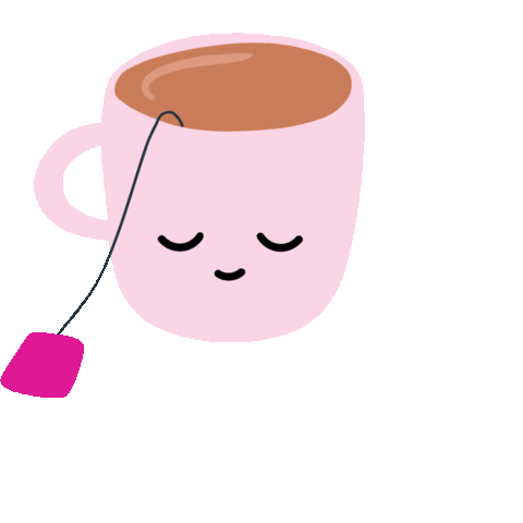 Pink Morning Sticker by Kraamzus