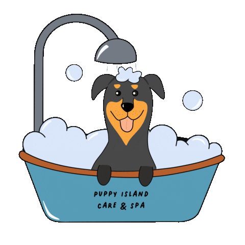 Puppyislandspa Sticker