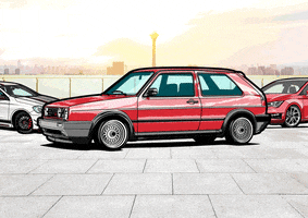 comet volkswagen golf gti mk1 mkii mk2 accuair airlift airbag cometlab GIF