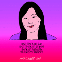 lesbian margaret cho GIF by GIPHY Studios Originals