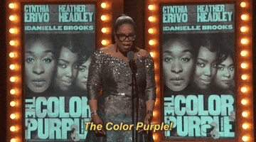 the color purple oprah GIF by Tony Awards