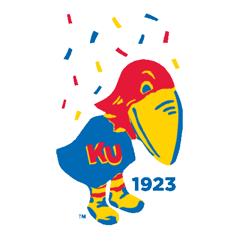 Rock Ku Sticker by University of Kansas
