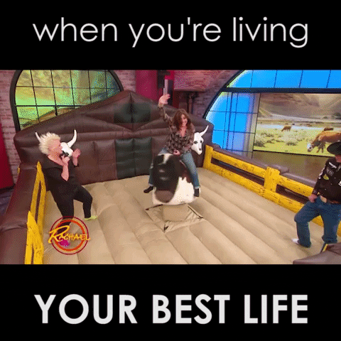Mechanical Bull Fall Gif By Rachael Ray Show Find Share On Giphy