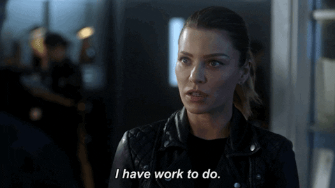 i'm busy lauren german GIF by Lucifer