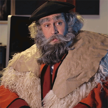 Olentzero Facepalm GIF