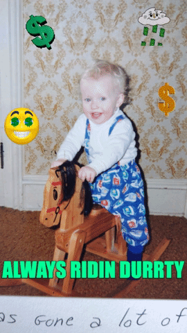Riding Dirty Wooden Horse GIF