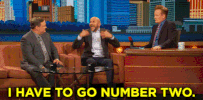 keegan-michael key i have to go number two GIF by Team Coco
