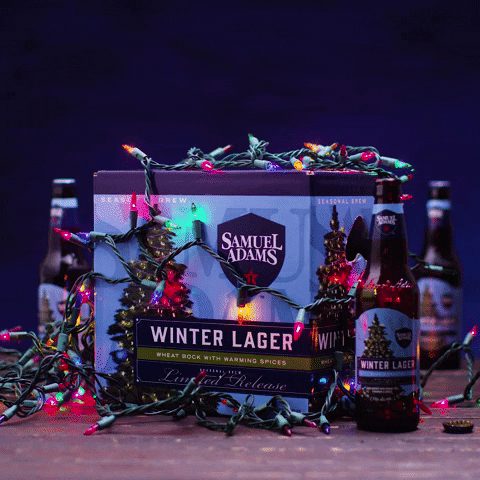 merry christmas party GIF by Samuel Adams Beer