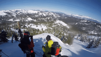Skiing Snowboarding GIF