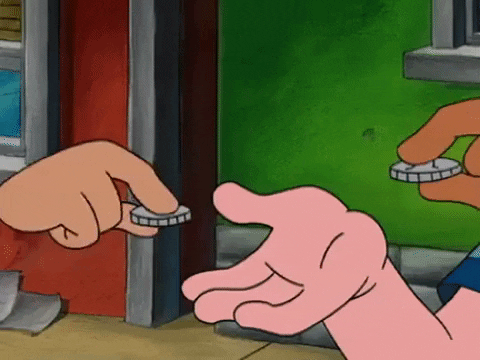 Nicksplat Pay Up GIF by Hey Arnold - Find & Share on GIPHY