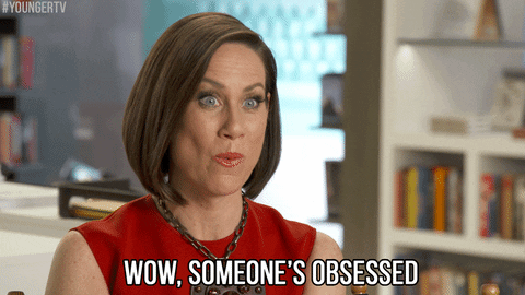 You'Re Obsessed Tv Land GIF by YoungerTV - Find & Share on GIPHY
