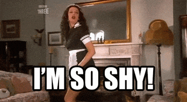 mc french maid so shy i'm shy tittybangbang GIF