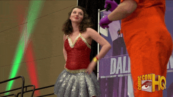 wonder woman cosplay GIF by Comic-Con HQ