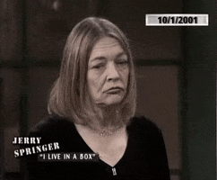 i live in a box GIF by The Jerry Springer Show