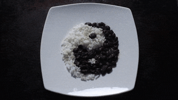 ying yang rice GIF