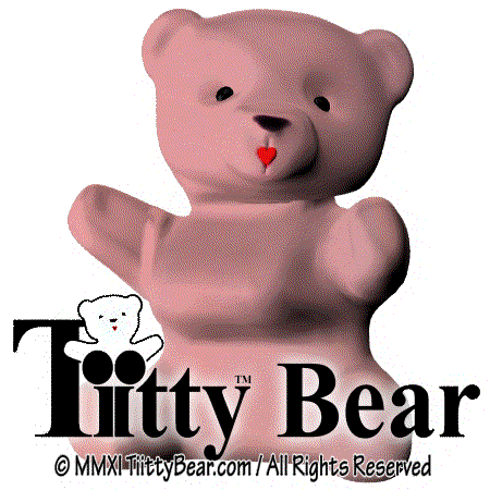 TiittyBear earthovision tittybear titty bear tiitty bear Sticker