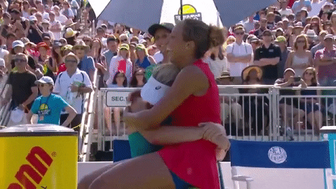 Madison Keys Hug GIF by WTA