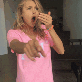 Girl Reaction GIF by Victoria's Secret PINK