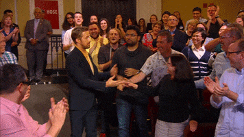 ryan gosling hug GIF by The Late Show With Stephen Colbert