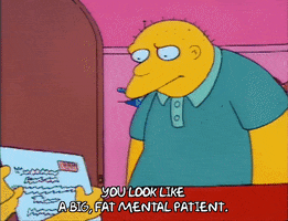 Season 3 Mental Patient GIF by The Simpsons