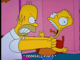 Strangling Season 4 GIF by The Simpsons