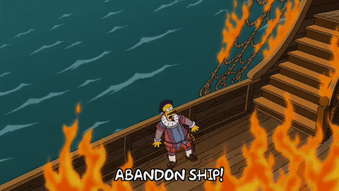Abandon Ship GIFs - Get the best GIF on GIPHY