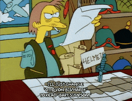 Season 1 Herman Hermann GIF by The Simpsons