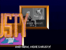 episode 12 krusty talk show GIF