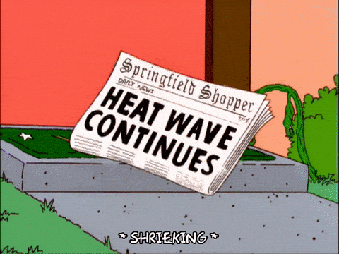 Melting Season 13 GIF by The Simpsons