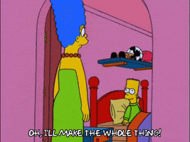 mad bart simpson GIF