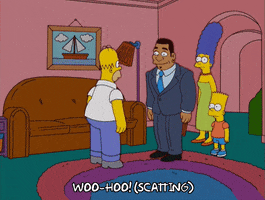 Happy Homer Simpson Gif