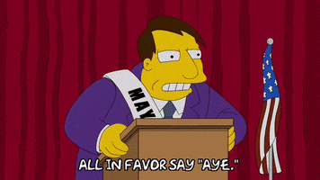 Mayor Quimby Episode 20 GIF by The Simpsons