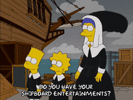Lisa Simpson Ship GIF by The Simpsons