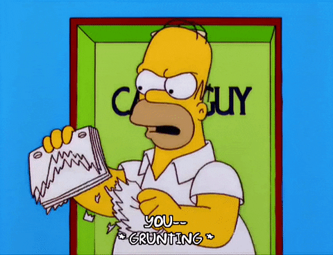 Angry Homer Simpson GIF