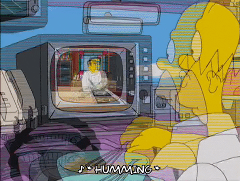 Homer Simpson Eating GIF