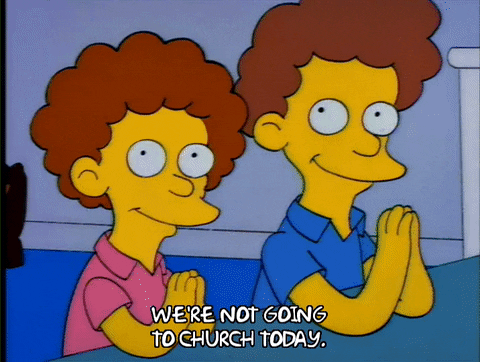 prayer - doubts Season 4 Todd Flanders GIF by The Simpsons