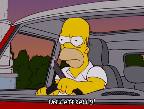 Homer Simpson Unilaterally GIF