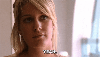 Reality TV gif. Heidi Montag on The Hills looks up at someone with a slightly sad look in her eyes and nods her head as she says, “Yeah.”