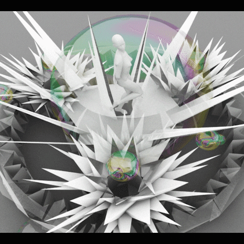 3D Glitch GIF by Elena