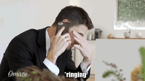 ringing phone call GIF by Omaze