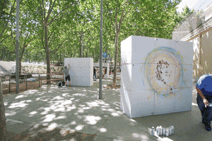 amebabcn barcelona graffiti timelapse streetart GIF